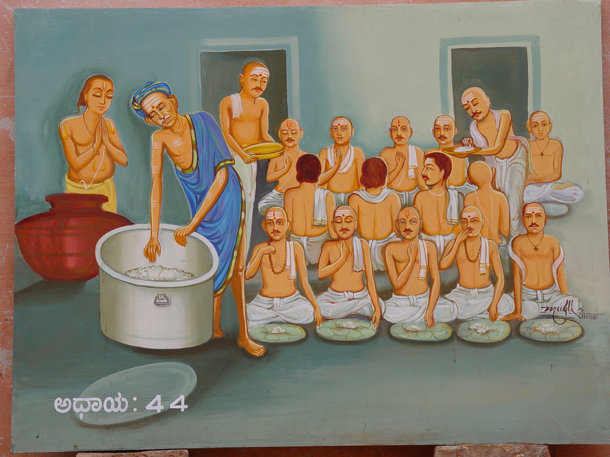The detached Shastri held the Lotus-feet of Siddha
